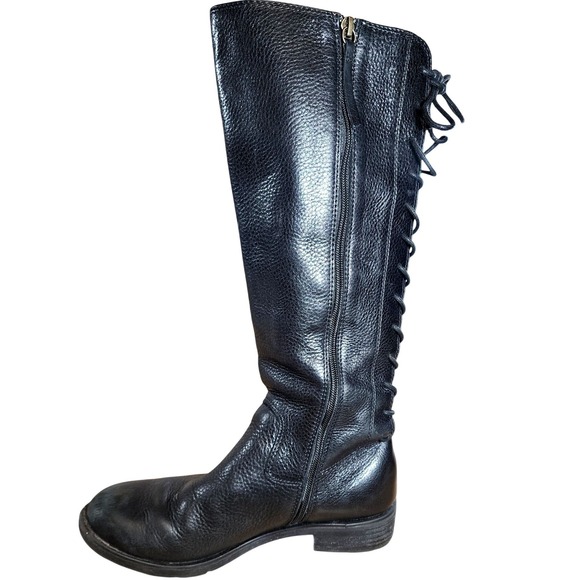 SOFFT Sharnell II Waterproof Womens Black Leather Lace Up Knee High Boots Sz 8M - Picture 11 of 12